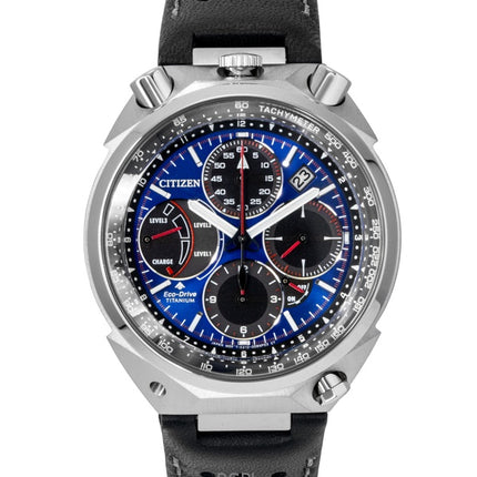 Orologio da uomo Citizen Promaster Tsuno Chronograph Racer Limited Edition con quadrante blu Eco-Drive Diver&#39;s AV0088-01L 200M