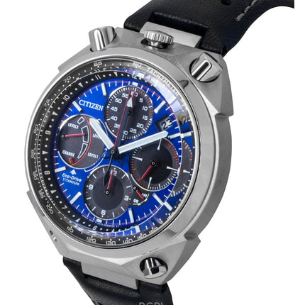 Orologio da uomo Citizen Promaster Tsuno Chronograph Racer Limited Edition con quadrante blu Eco-Drive Diver&#39;s AV0088-01L 200M
