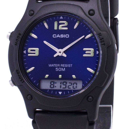 Orologio da uomo Casio analogico al quarzo digitale Dual Time AW-49HE-2AVDF AW49HE-2AVDF