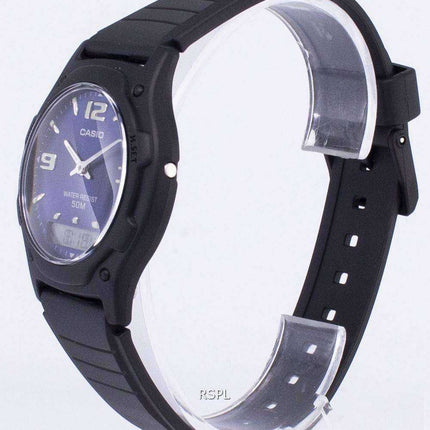 Orologio da uomo Casio analogico al quarzo digitale Dual Time AW-49HE-2AVDF AW49HE-2AVDF