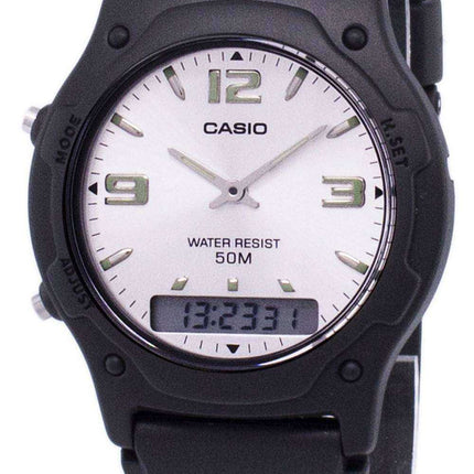 Orologio da uomo Casio analogico al quarzo digitale Dual Time AW-49HE-7AVDF AW-49HE-7AV