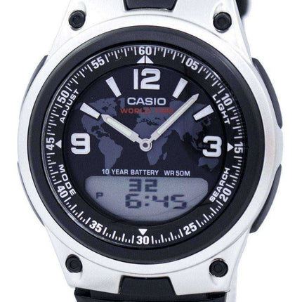 Casio Databank World Time Telememo Analog Digital AW-80-1A2V AW80-1A2V Orologio da uomo