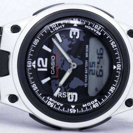 Casio Databank World Time Telememo Analog Digital AW-80-1A2V AW80-1A2V Orologio da uomo
