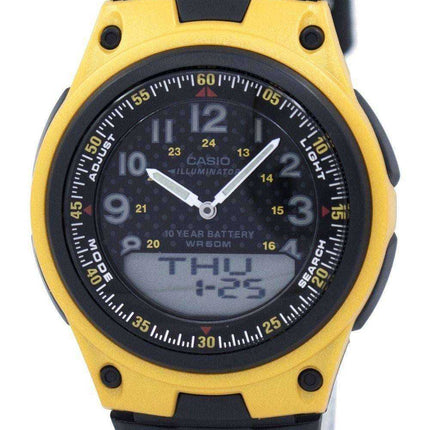 Orologio da uomo Casio Illuminator World Time analogico digitale AW-80-9BV AW80-9BV