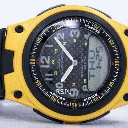 Orologio da uomo Casio Illuminator World Time analogico digitale AW-80-9BV AW80-9BV