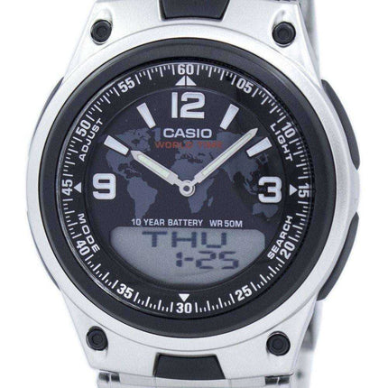 Casio World Time Databank Analogico digitale AW-80D-1A2V AW80D-1A2V Orologio da uomo