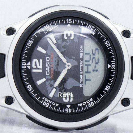 Casio World Time Databank Analogico digitale AW-80D-1A2V AW80D-1A2V Orologio da uomo