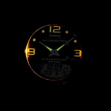 Orologio da uomo Casio analogico digitale con illuminazione di uscita AW-82-1AVDF AW-82-1AV - Orologio da uomo