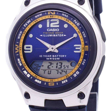 Orologio da uomo Casio analogico digitale con illuminazione di uscita AW-82-2AVDF AW-82-2AV - Orologio da uomo