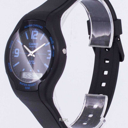Orologio da uomo Casio Analog Digital Dual Time AW-90H-2BVDF AW90H-2BVDF
