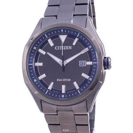 Orologio da uomo Citizen WDR Eco-Drive con quadrante blu AW1147-52L 100M