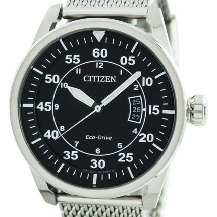 Orologio da uomo Citizen Aviator Eco-Drive Mesh Band AW1360-55E