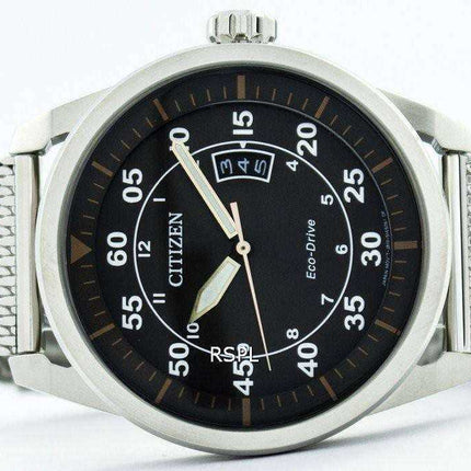 Orologio da uomo Citizen Aviator Eco-Drive Mesh Band AW1360-55F