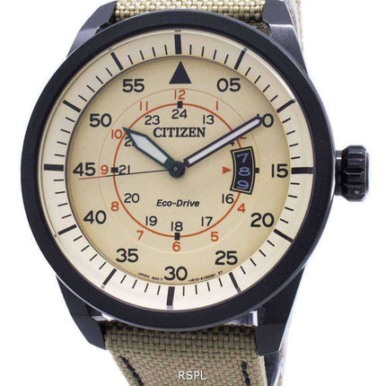 Orologio da uomo Citizen Eco-Drive Aviator Power Reserve AW1365-19P