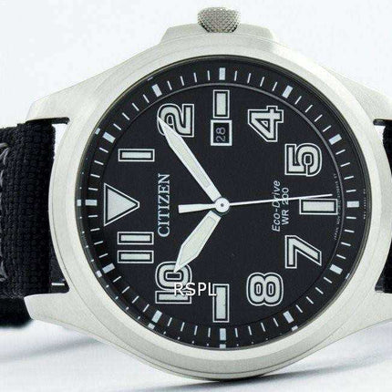 Orologio da uomo Citizen Eco-Drive Military 200M AW1410-24E