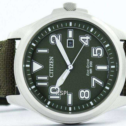 Orologio da uomo Citizen Eco-Drive Military 200M AW1410-32X
