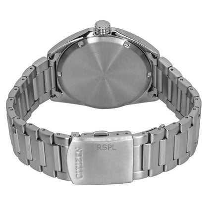 Orologio da uomo Citizen Eco-Drive in acciaio inossidabile con quadrante blu AW1571-76L 100M