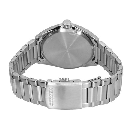 Orologio da uomo Citizen Eco-Drive in acciaio inossidabile con quadrante verde AW1571-76X 100M