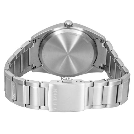 Orologio da uomo Citizen Super Titanium Eco Drive con quadrante nero AW1641-81E