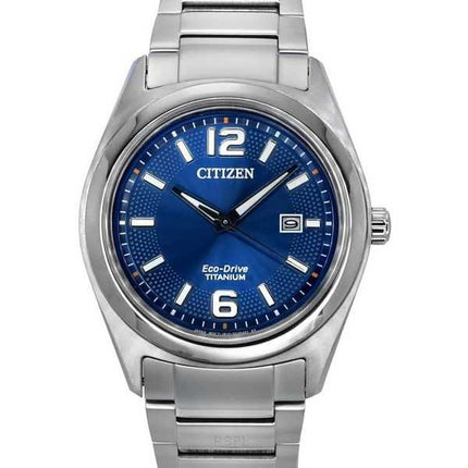 Orologio da uomo Citizen Super Titanium Blue Dial Eco-Drive AW1641-81L