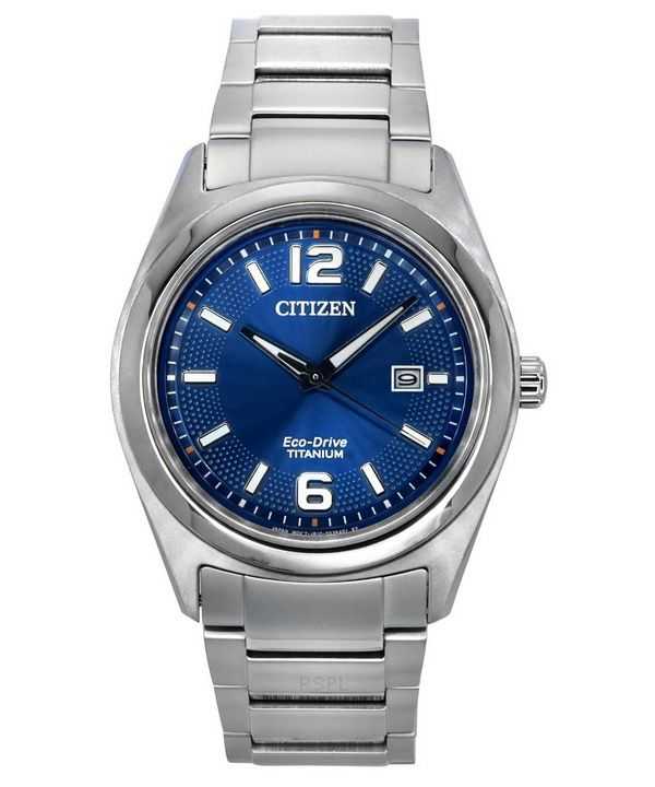 Orologio da uomo Citizen Super Titanium Blue Dial Eco-Drive AW1641-81L