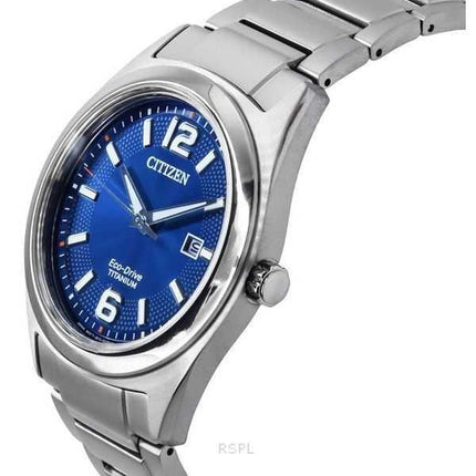 Orologio da uomo Citizen Super Titanium Blue Dial Eco-Drive AW1641-81L