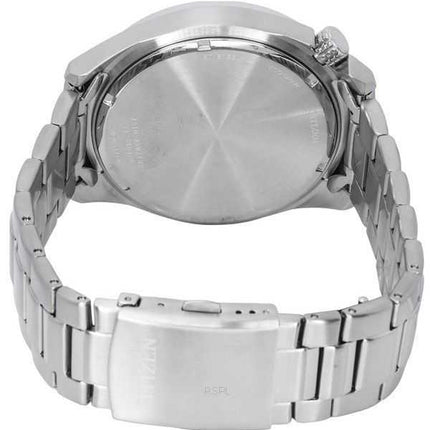 Orologio da uomo Citizen Eco-Drive in acciaio inossidabile con quadrante blu AW1716-83L 100M