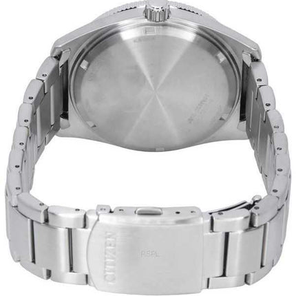 Orologio da uomo Citizen Eco-Drive in acciaio inossidabile con quadrante arancione AW1760-81X 100M