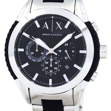 Armani Exchange Chronograph quadrante nero AX1214 orologio da uomo