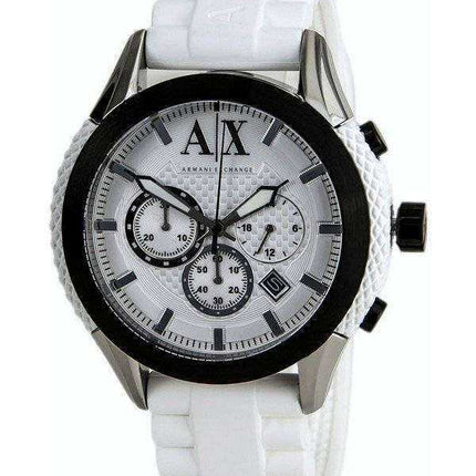 Orologio da uomo Armani Exchange Chronograph quadrante bianco AX1225