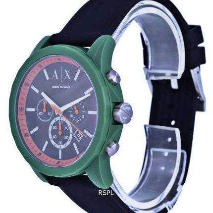 Orologio da uomo Armani Exchange Outerbanks Chronograph Silicon Quartz AX1348 da uomo