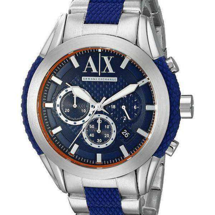 Armani Exchange Quartz Chronograph Blue Dial AX1386 - Orologio da uomo