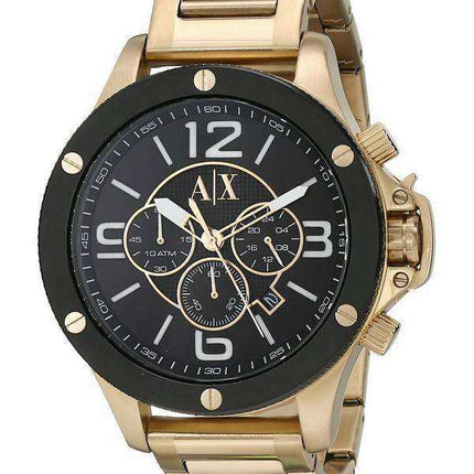 Armani Exchange Quartz Chronograph Gold Tone AX1511 Orologio da uomo