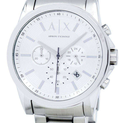 Armani Exchange Chronograph Silver-Tone Dial AX2058 - Orologio da uomo
