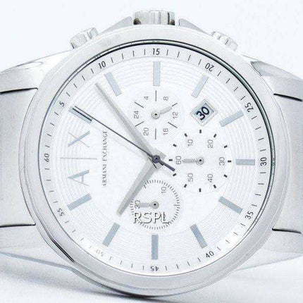 Armani Exchange Chronograph Silver-Tone Dial AX2058 - Orologio da uomo