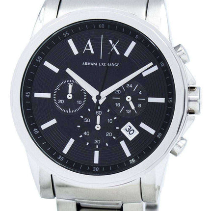 Armani Exchange Chronograph Black Dial AX2084 - Orologio da uomo