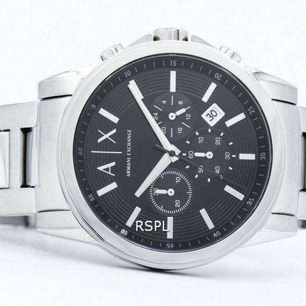 Armani Exchange Chronograph Black Dial AX2084 - Orologio da uomo