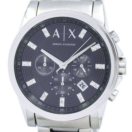 Armani Exchange Chronograph Crystals Gray Dial AX2092 - Orologio da uomo