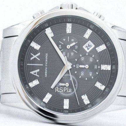 Armani Exchange Chronograph Crystals Gray Dial AX2092 - Orologio da uomo
