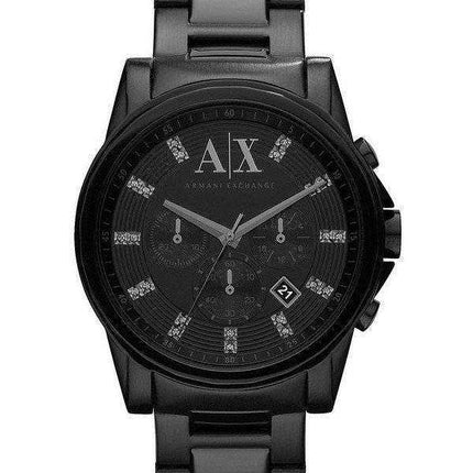 Armani Exchange Chronograph Crystals Black Dial AX2093 - Orologio da uomo
