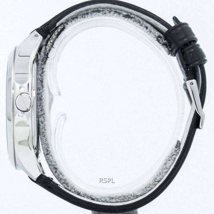 Orologio da uomo Armani Exchange quadrante nero cinturino in pelle AX2101