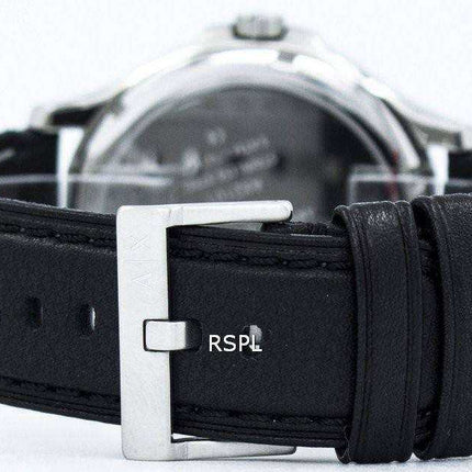 Orologio da uomo Armani Exchange quadrante nero cinturino in pelle AX2101