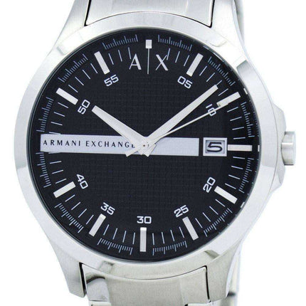 Orologio da uomo Armani Exchange quadrante nero in acciaio inossidabile AX2103