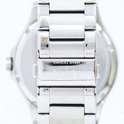 Orologio da uomo Armani Exchange quadrante nero in acciaio inossidabile AX2103