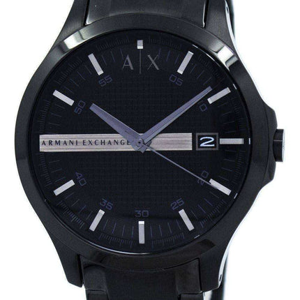 Orologio da uomo Armani Exchange quadrante nero in acciaio inossidabile AX2104