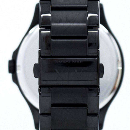 Orologio da uomo Armani Exchange quadrante nero in acciaio inossidabile AX2104