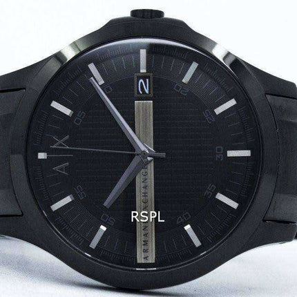 Orologio da uomo Armani Exchange quadrante nero in acciaio inossidabile AX2104