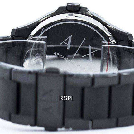 Orologio da uomo Armani Exchange quadrante nero in acciaio inossidabile AX2104
