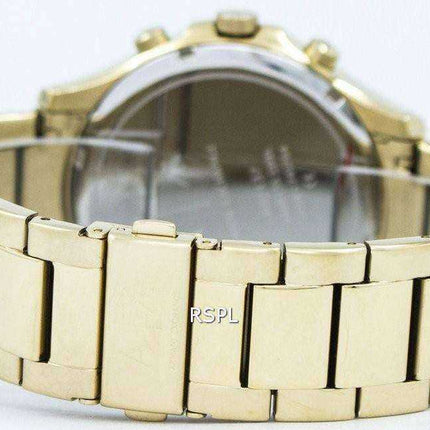 Armani Exchange Quartz Gold-Tone Chronograph quadrante nero AX2137 orologio da uomo