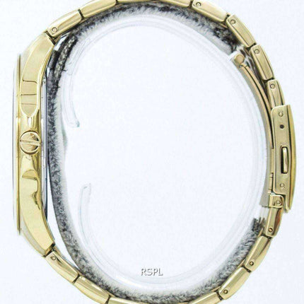 Armani Exchange Quartz quadrante nero oro tono acciaio inossidabile AX2145 orologio da uomo